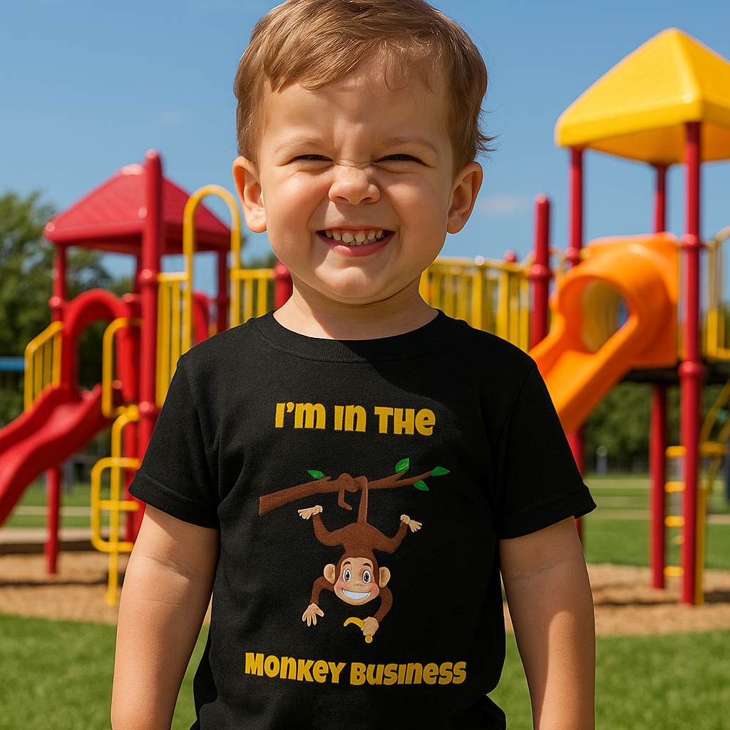 I'm in the Monkey Business Toddler Jersey Tee