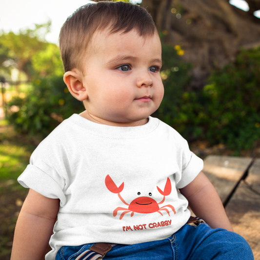 I'm Not Crabby Baby Jersey Tee